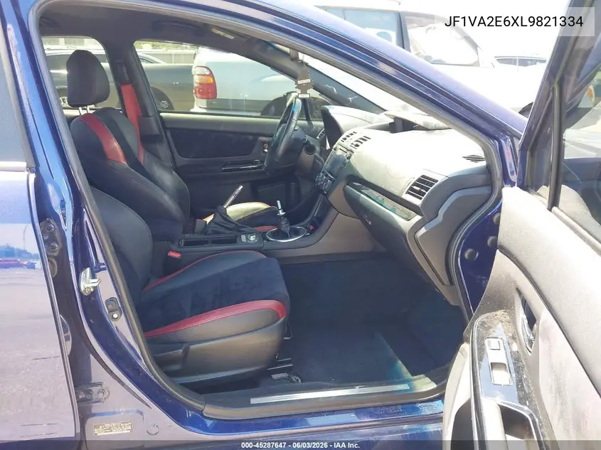 2020 Subaru Wrx Sti VIN: JF1VA2E6XL9821334 Lot: 45287647