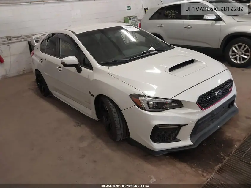 2020 Subaru Wrx Sti VIN: JF1VA2E6XL9819289 Lot: 45453992
