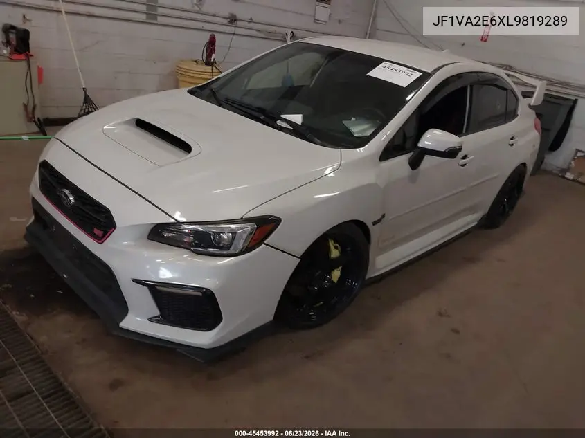 2020 Subaru Wrx Sti VIN: JF1VA2E6XL9819289 Lot: 45453992