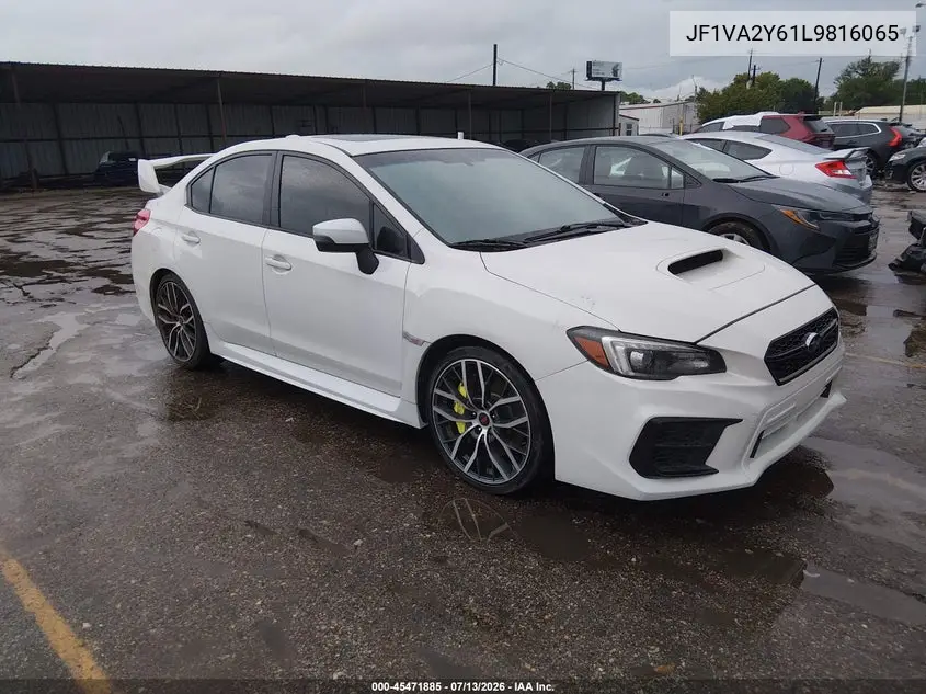 2020 Subaru Wrx Sti Limited VIN: JF1VA2Y61L9816065 Lot: 45471885