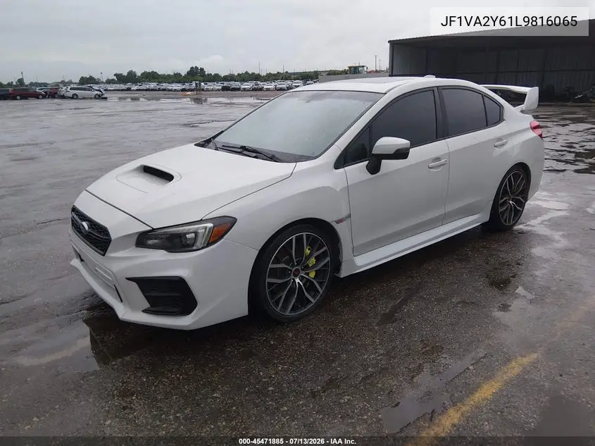2020 Subaru Wrx Sti Limited VIN: JF1VA2Y61L9816065 Lot: 45471885