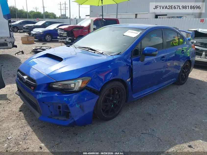 2020 Subaru Wrx Sti VIN: JF1VA2E67L9818696 Lot: 45489188