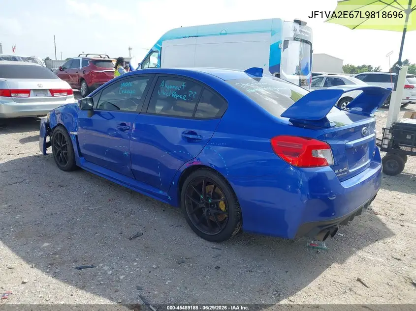 2020 Subaru Wrx Sti VIN: JF1VA2E67L9818696 Lot: 45489188