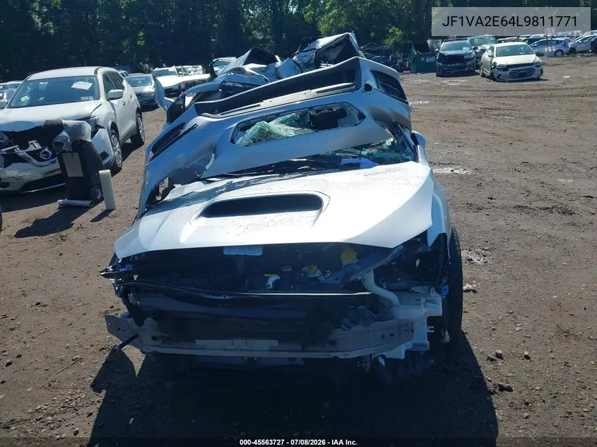 2020 Subaru Wrx Sti VIN: JF1VA2E64L9811771 Lot: 45563727