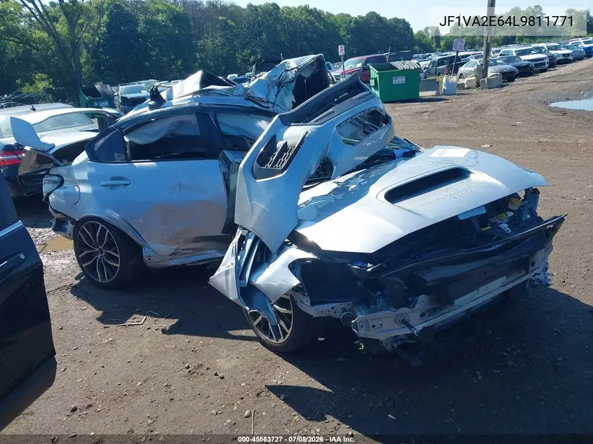 2020 Subaru Wrx Sti VIN: JF1VA2E64L9811771 Lot: 45563727