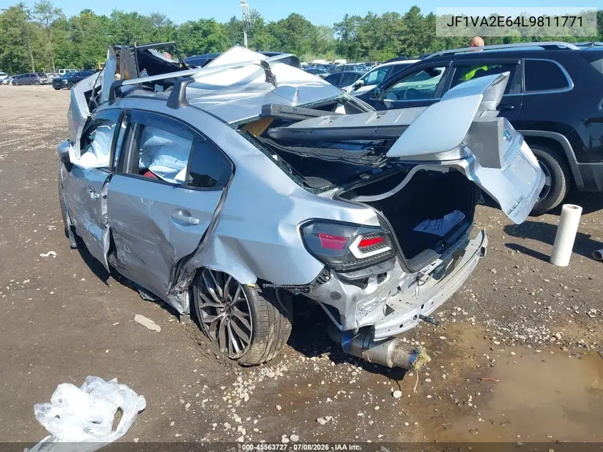 2020 Subaru Wrx Sti VIN: JF1VA2E64L9811771 Lot: 45563727
