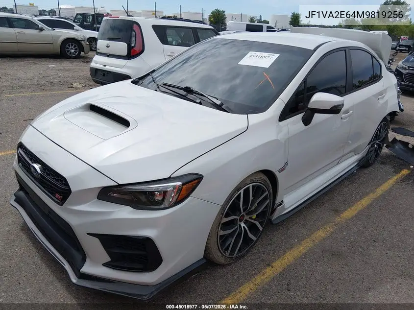 2021 Subaru Wrx Sti VIN: JF1VA2E64M9819256 Lot: 45018977
