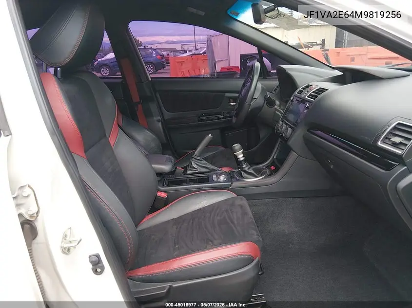 2021 Subaru Wrx Sti VIN: JF1VA2E64M9819256 Lot: 45018977
