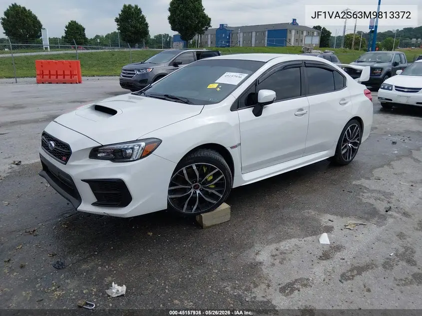 2021 Subaru Wrx Sti VIN: JF1VA2S63M9813372 Lot: 45157936