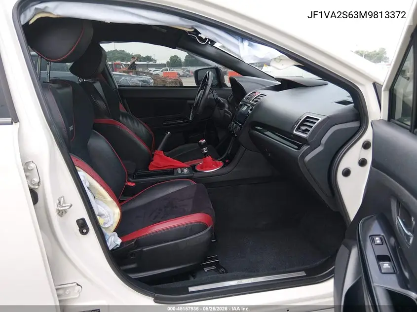 2021 Subaru Wrx Sti VIN: JF1VA2S63M9813372 Lot: 45157936