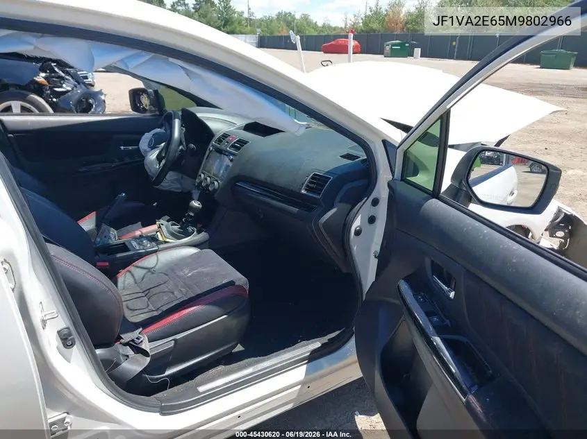 2021 Subaru Wrx Sti VIN: JF1VA2E65M9802966 Lot: 45430620