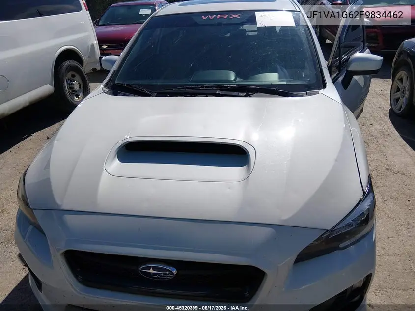 2015 Subaru Wrx Limited VIN: JF1VA1G62F9834462 Lot: 45320399