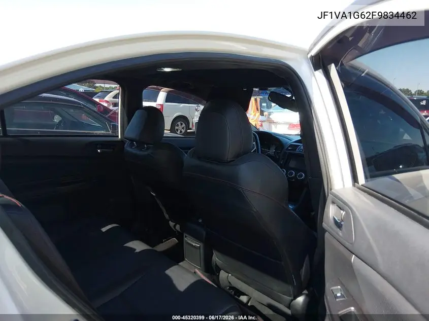 2015 Subaru Wrx Limited VIN: JF1VA1G62F9834462 Lot: 45320399
