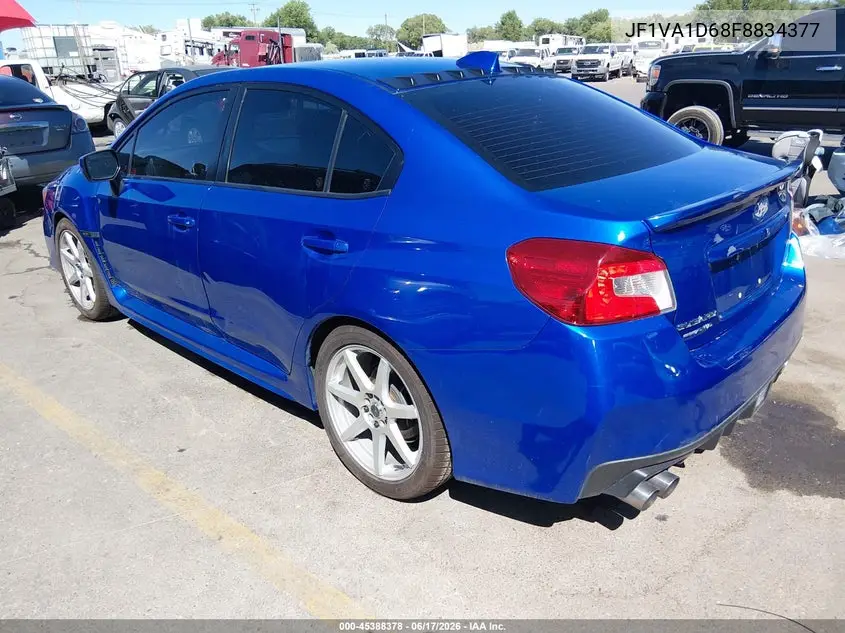 2015 Subaru Wrx Premium VIN: JF1VA1D68F8834377 Lot: 45388378