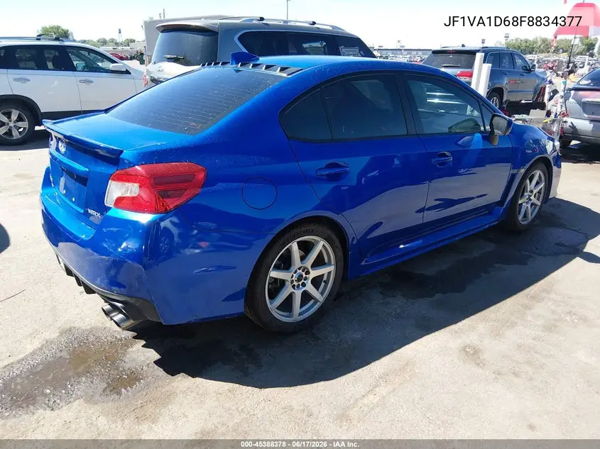 2015 Subaru Wrx Premium VIN: JF1VA1D68F8834377 Lot: 45388378