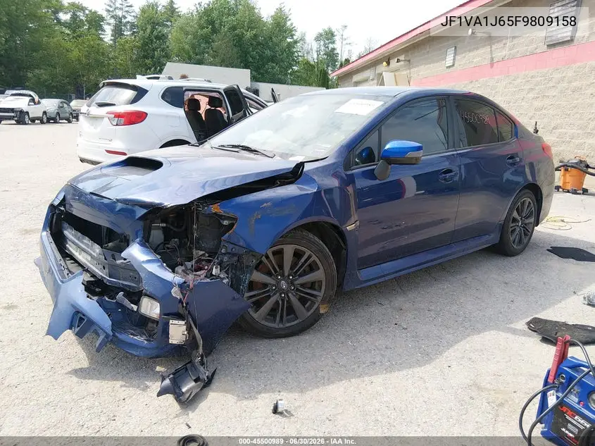 2015 Subaru Wrx Limited VIN: JF1VA1J65F9809158 Lot: 45500989