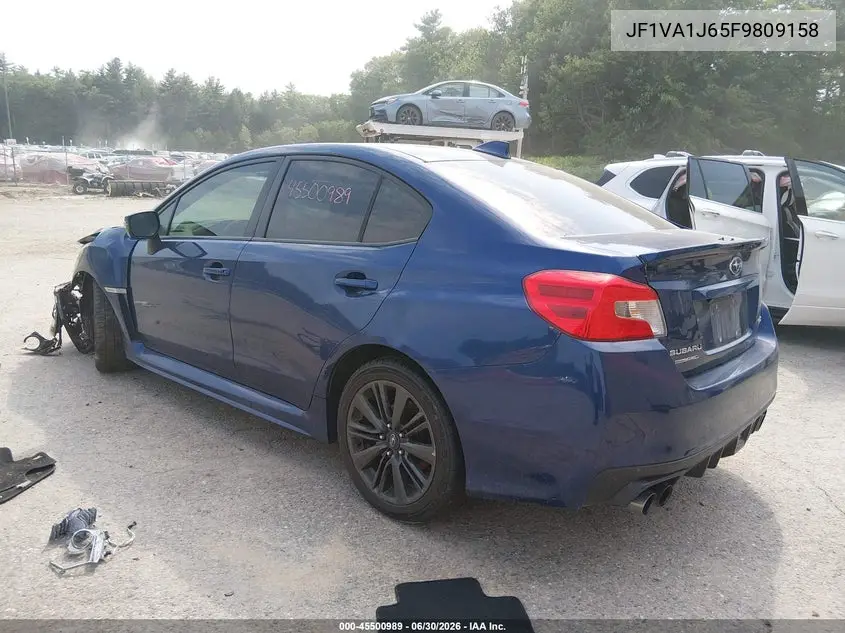 2015 Subaru Wrx Limited VIN: JF1VA1J65F9809158 Lot: 45500989