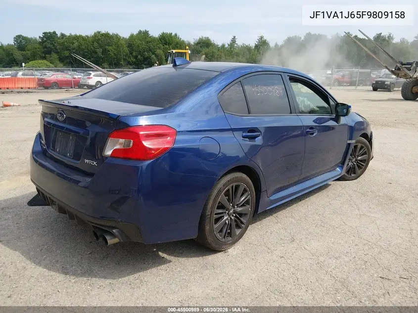 2015 Subaru Wrx Limited VIN: JF1VA1J65F9809158 Lot: 45500989