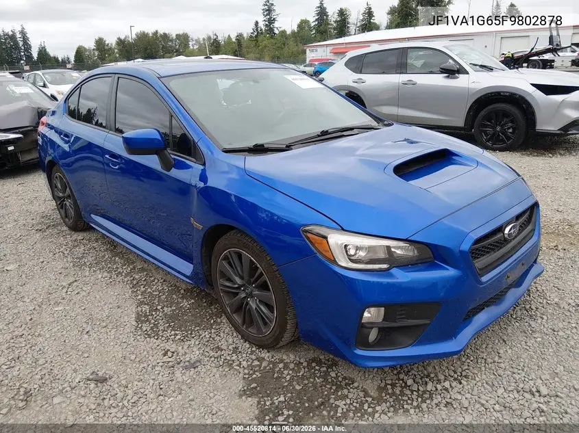 2015 Subaru Wrx Limited VIN: JF1VA1G65F9802878 Lot: 45520814
