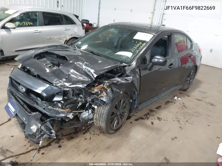 2015 Subaru Wrx Premium VIN: JF1VA1F66F9822669 Lot: 45528855