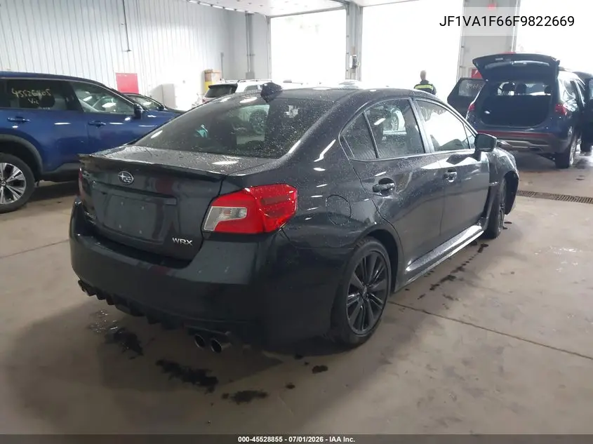 2015 Subaru Wrx Premium VIN: JF1VA1F66F9822669 Lot: 45528855