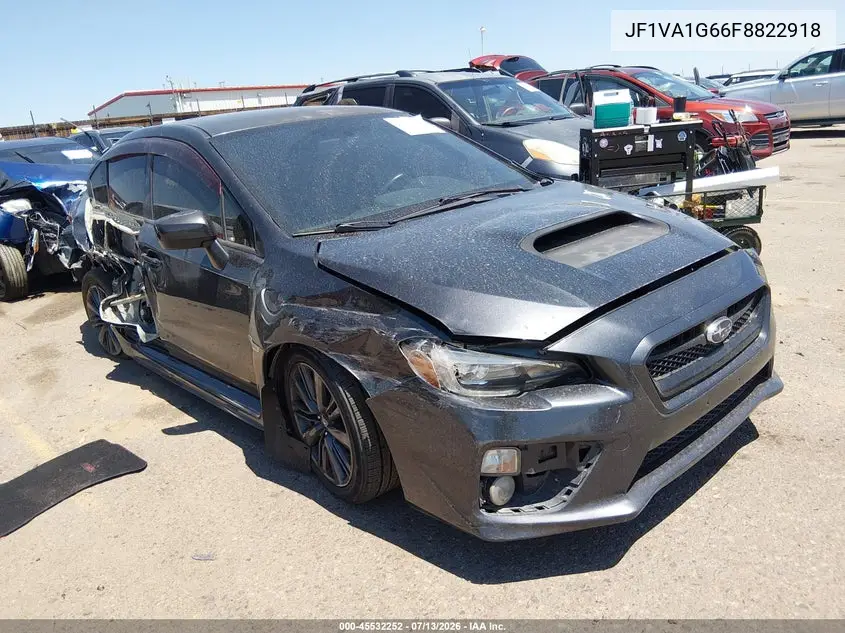 2015 Subaru Wrx Limited VIN: JF1VA1G66F8822918 Lot: 45532252
