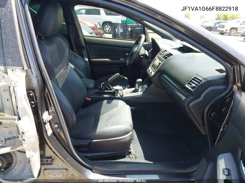 2015 Subaru Wrx Limited VIN: JF1VA1G66F8822918 Lot: 45532252