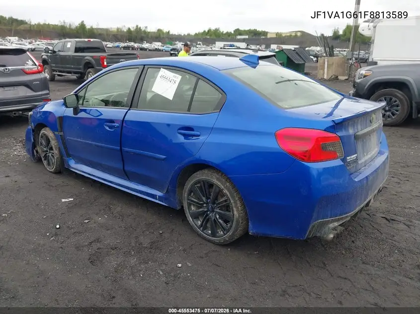 2015 Subaru Wrx Limited VIN: JF1VA1G61F8813589 Lot: 45553475