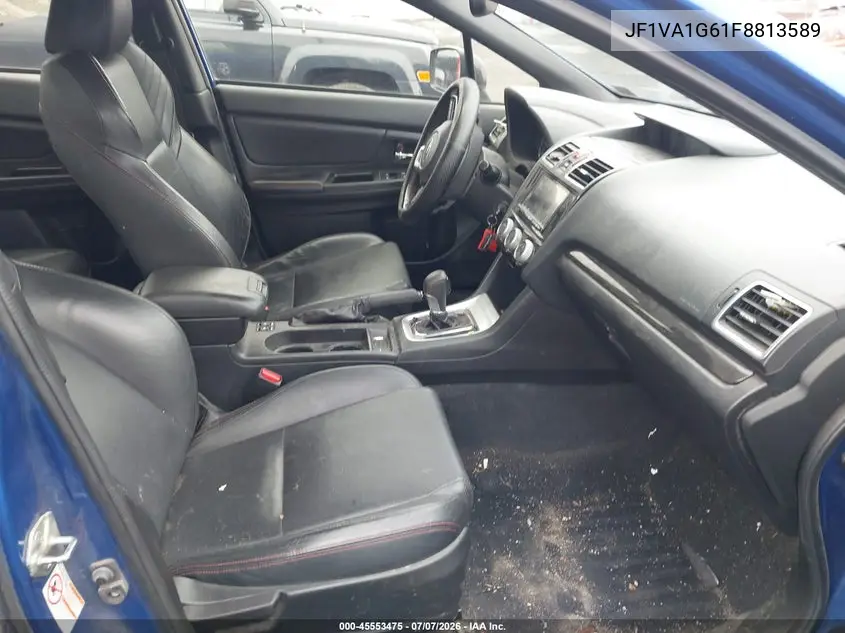 2015 Subaru Wrx Limited VIN: JF1VA1G61F8813589 Lot: 45553475