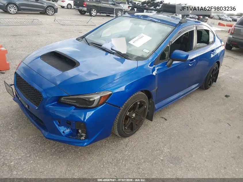 2015 Subaru Wrx VIN: JF1VA1A62F9803236 Lot: 45567041