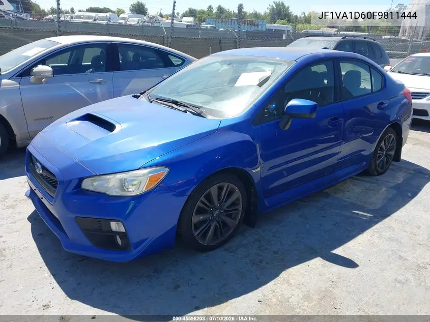 2015 Subaru Wrx Premium VIN: JF1VA1D60F9811444 Lot: 45598203