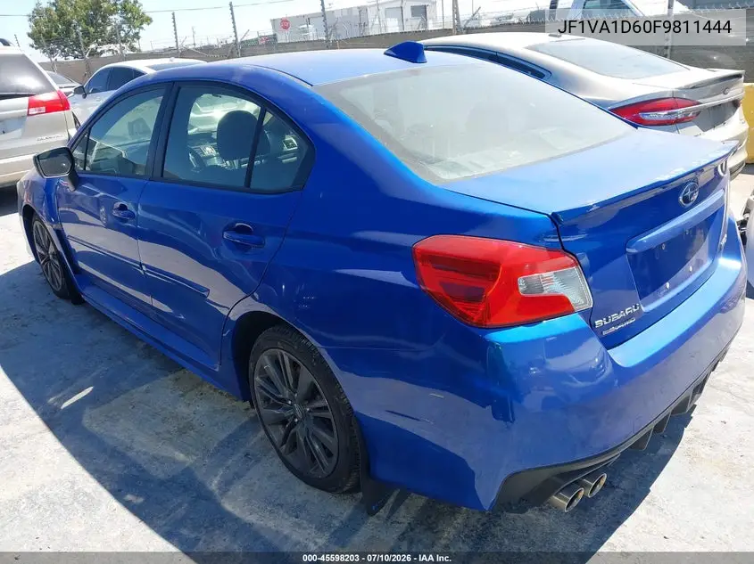 2015 Subaru Wrx Premium VIN: JF1VA1D60F9811444 Lot: 45598203