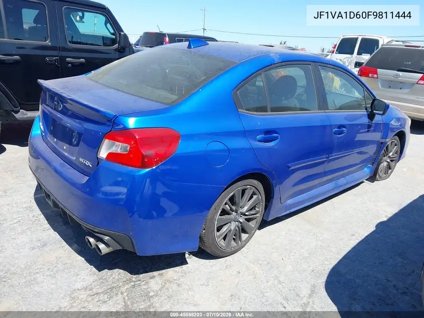 2015 Subaru Wrx Premium VIN: JF1VA1D60F9811444 Lot: 45598203