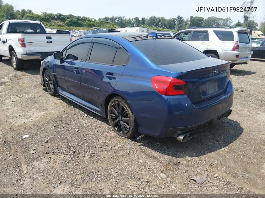 2015 Subaru Wrx Premium VIN: JF1VA1D61F9824767 Lot: 45627456