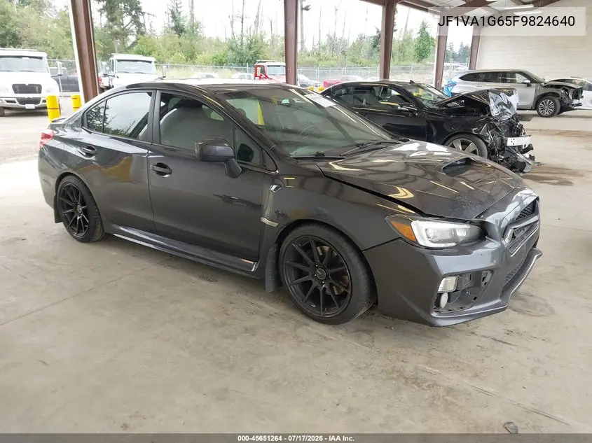2015 Subaru Wrx Limited VIN: JF1VA1G65F9824640 Lot: 45651264
