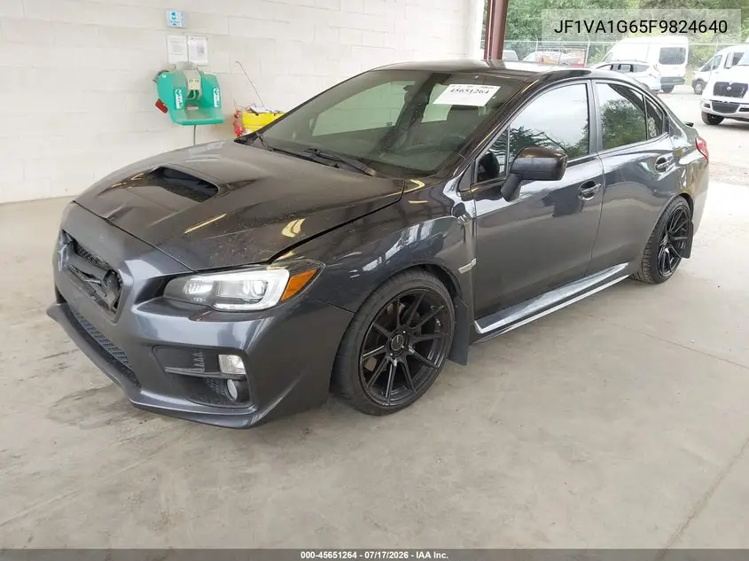 2015 Subaru Wrx Limited VIN: JF1VA1G65F9824640 Lot: 45651264