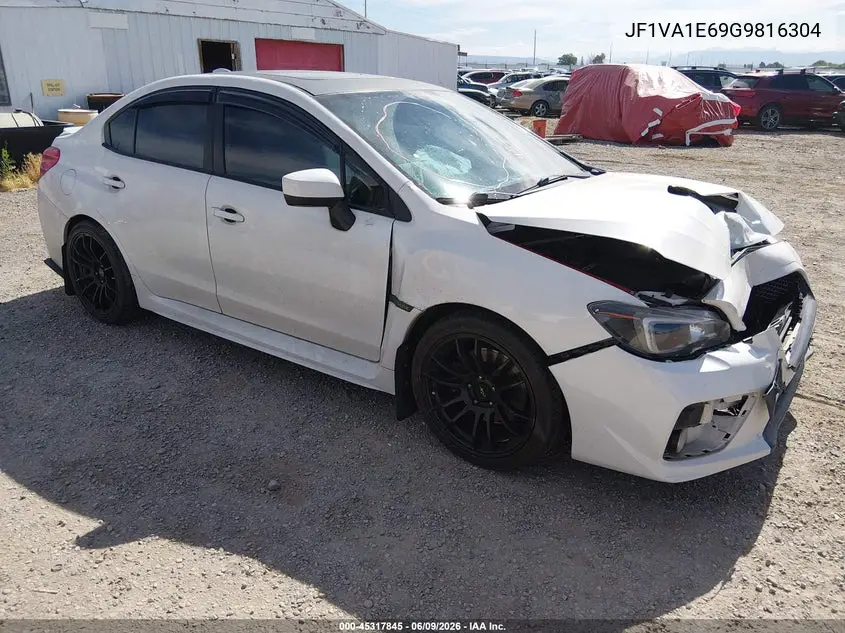 2016 Subaru Wrx Premium VIN: JF1VA1E69G9816304 Lot: 45317845