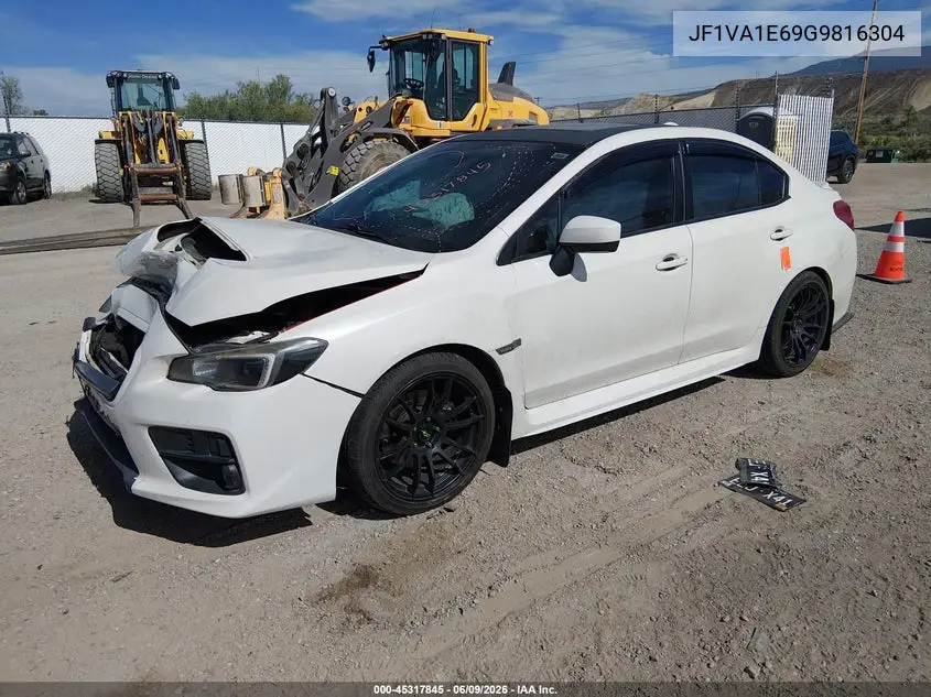 2016 Subaru Wrx Premium VIN: JF1VA1E69G9816304 Lot: 45317845