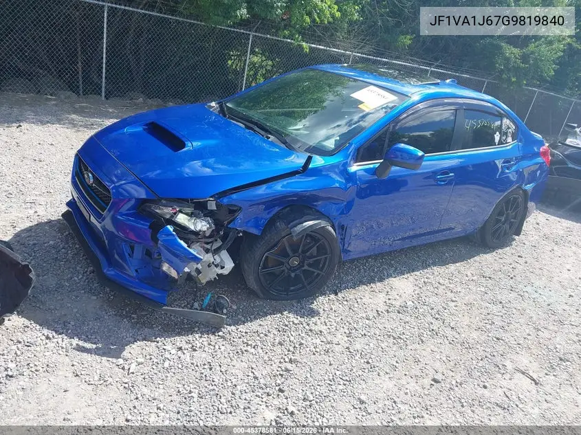 2016 Subaru Wrx Limited VIN: JF1VA1J67G9819840 Lot: 45378581