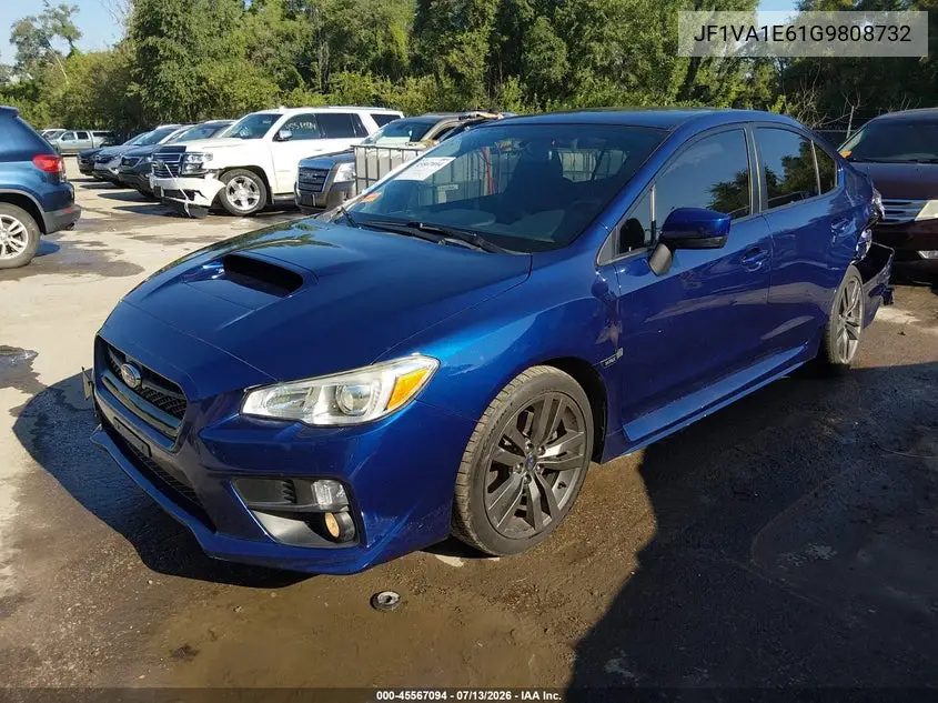 2016 Subaru Wrx Premium VIN: JF1VA1E61G9808732 Lot: 45567094