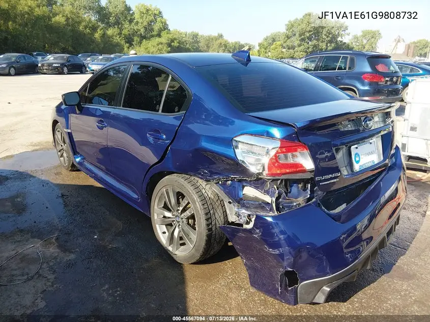 2016 Subaru Wrx Premium VIN: JF1VA1E61G9808732 Lot: 45567094
