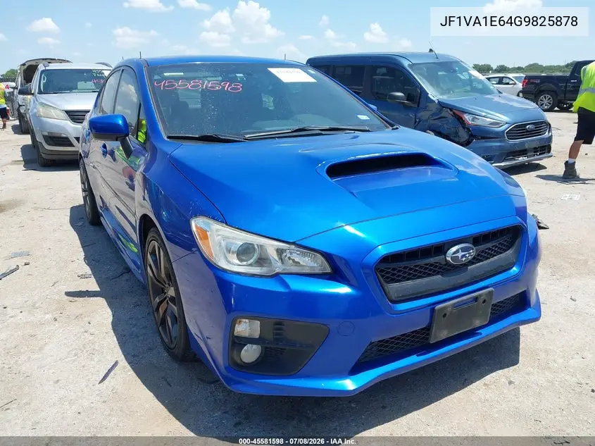 2016 Subaru Wrx Premium VIN: JF1VA1E64G9825878 Lot: 45581598
