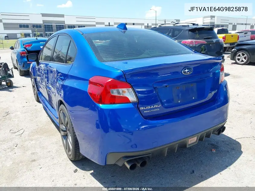 2016 Subaru Wrx Premium VIN: JF1VA1E64G9825878 Lot: 45581598