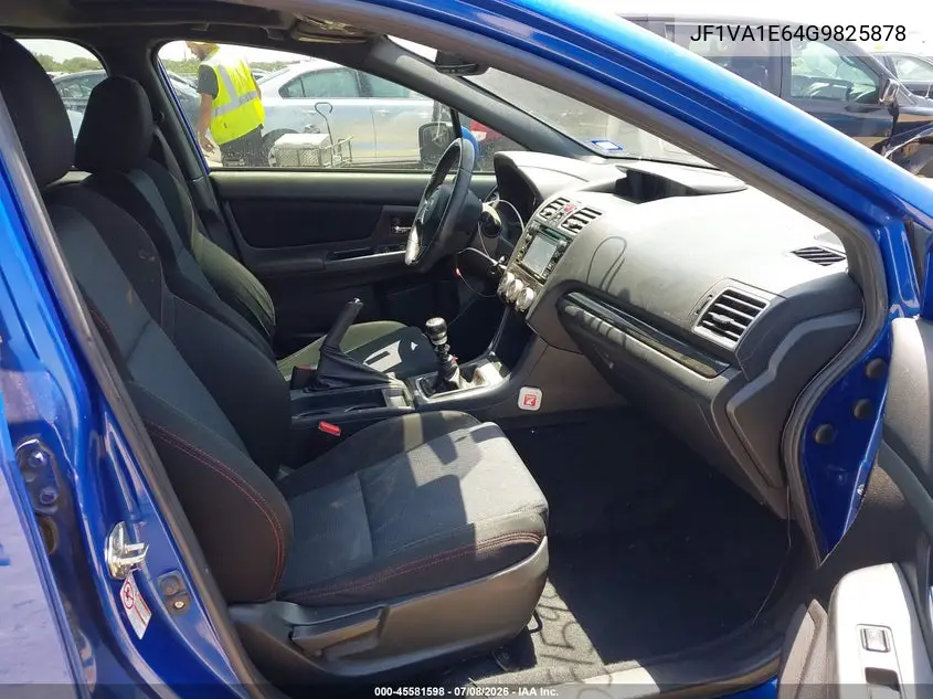 2016 Subaru Wrx Premium VIN: JF1VA1E64G9825878 Lot: 45581598
