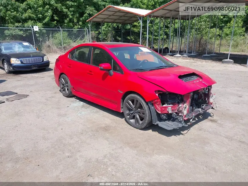 2016 Subaru Wrx Limited VIN: JF1VA1L69G9806021 Lot: 45611548