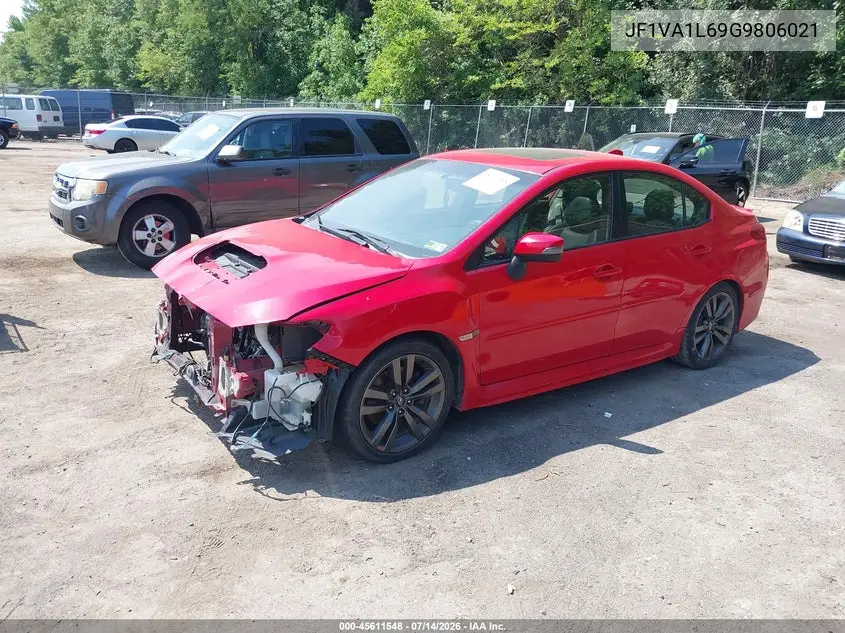 2016 Subaru Wrx Limited VIN: JF1VA1L69G9806021 Lot: 45611548