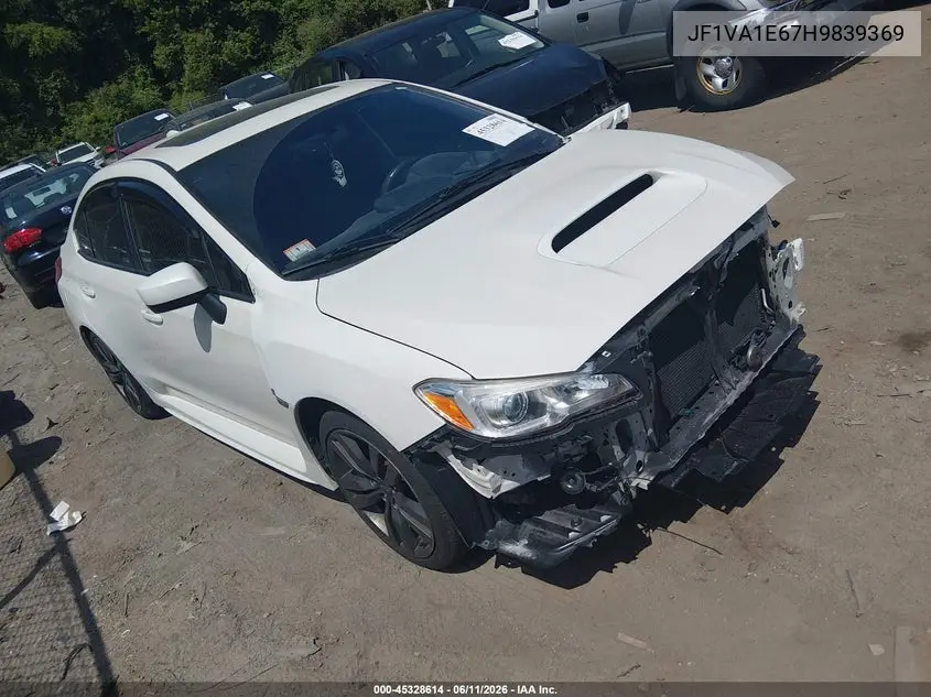 2017 Subaru Wrx Premium VIN: JF1VA1E67H9839369 Lot: 45328614