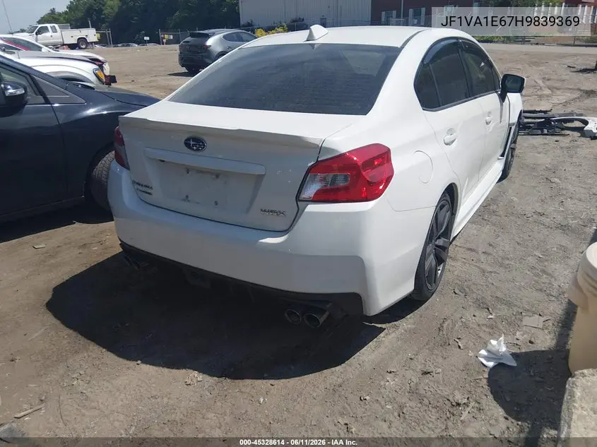 2017 Subaru Wrx Premium VIN: JF1VA1E67H9839369 Lot: 45328614