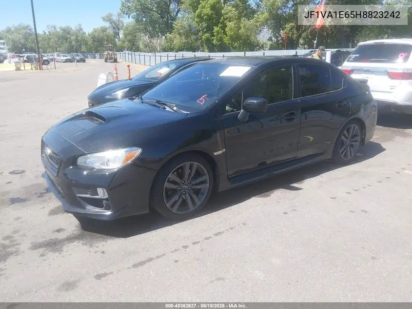 2017 Subaru Wrx Premium VIN: JF1VA1E65H8823242 Lot: 45362627