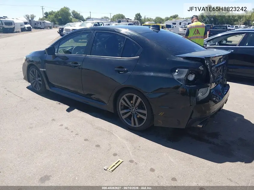 2017 Subaru Wrx Premium VIN: JF1VA1E65H8823242 Lot: 45362627